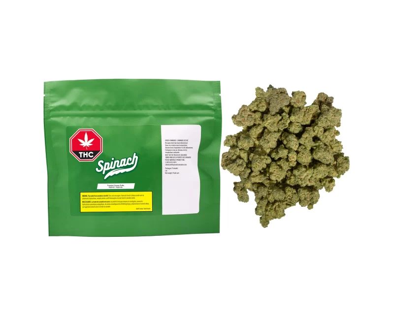 Spinach Frosted Cream Puff