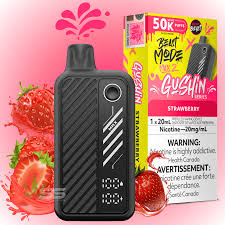 FLAVOUR BEAST STRAWBERRY MAX 2 GUSHIN SERIES 50K DISPOSABLE VAPE