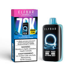 ELFBAR MOON NIGHT BLUE RAZZ ICE 70K DISPOSABLE VAPE (20mL)